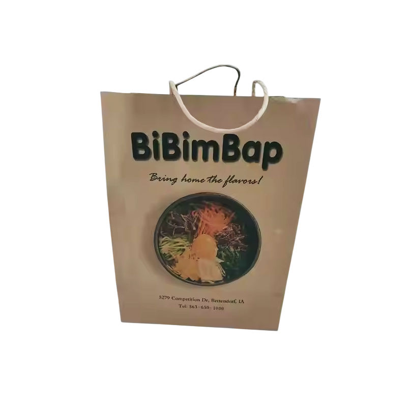 Papiertüte mit Logo-Druck